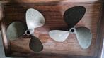 2x Bronzen Scheepsschroef – 3-blads, Ø30 cm, hoogte 9 cm, Watersport en Boten, Bootonderdelen, Ophalen, Zeilboot of Motorboot