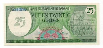 Suriname 25 gulden 1982 - 053 beschikbaar voor biedingen