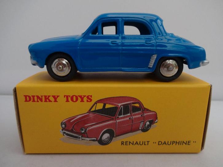 Renault Dauphine blauw nr: 24E van Dinky Toys 1:43 ZELDZAAM, Hobby en Vrije tijd, Modelauto's | 1:43, Nieuw, Auto, Dinky Toys