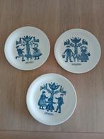 3 vintage bordjes, Antiek en Kunst, Antiek | Servies los, Ophalen of Verzenden