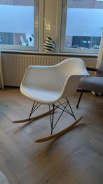 Eames stijl Schommelstoel wit, Huis en Inrichting, Stoelen, Ophalen, Wit, Zo goed als nieuw, Eames