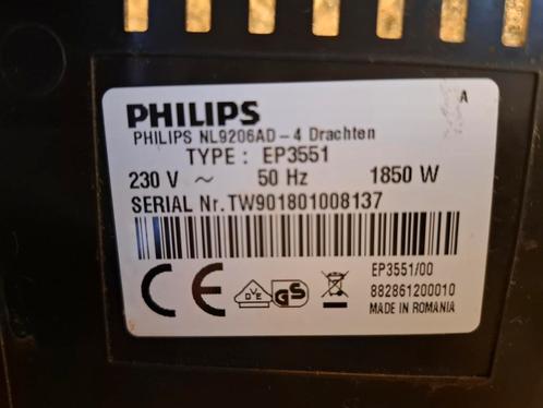 2x een Philips EP 3551 koffiemachine, Witgoed en Apparatuur, Koffiemachine-accessoires, Niet werkend, Ophalen