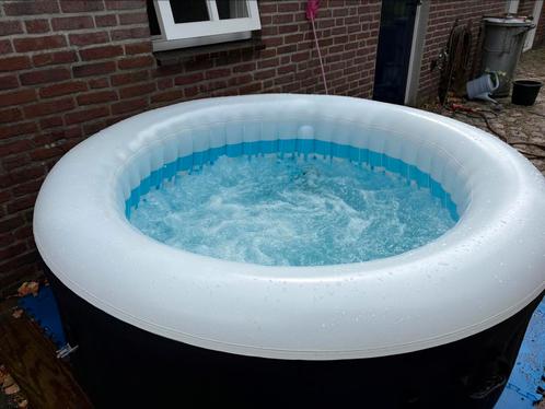 Lay Z Spa Miami incl pomp, verwarmen, bubbelen, Tuin en Terras, Bubbelbaden en Hottubs, Gebruikt, Opblaasbaar, Afdekzeil, Grondzeil