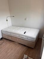 Volledig Elektrisch senioren bed, Ophalen, 90 cm, Eenpersoons, Beige