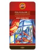 Koh I Noor Polycolor Artists'  - blik 12 kleurpotloden, Hobby en Vrije tijd, Verzenden, Nieuw, Potlood of Stift