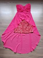 Fuchsia jurk met palletjes maat S, Kleding | Dames, Gelegenheidskleding, Ophalen of Verzenden, Galajurk, Roze, Zo goed als nieuw