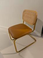 Leather dining chairs x2, Huis en Inrichting, Stoelen, Ophalen, Nieuw, Metaal, Twee