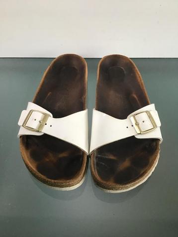 GRATIS VERZENDEN | BIRKENSTOCK Madrid lak witte slippers 42 beschikbaar voor biedingen