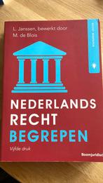 Matthijs de Blois - Nederlands recht begrepen, Sociale wetenschap, Ophalen of Verzenden, Zo goed als nieuw, Matthijs de Blois