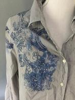 Olsen blouse met borduursel. Maat 46, goede staat., Ophalen of Verzenden, Zo goed als nieuw, Maat 46/48 (XL) of groter, Blauw