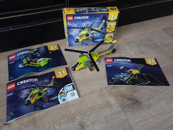 Lego 31092 Creator 3-in-1 Helikopter Avontuur  beschikbaar voor biedingen