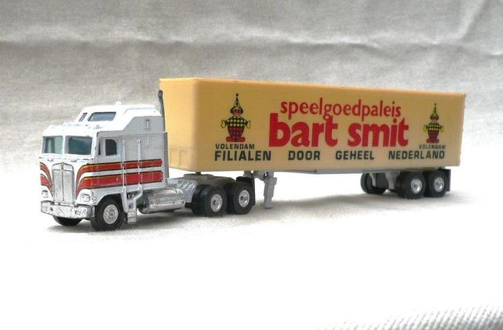 yatming china Kenworth k100 bart smit speelgoedpaleis 1/64., Hobby en Vrije tijd, Modelauto's | Overige schalen, Gebruikt, Bus of Vrachtwagen