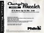 cd-maxi van Cheryl Wheeler – If It Were Up To Mer [Promo], 6 singles of meer, Verzenden, Zo goed als nieuw, Pop