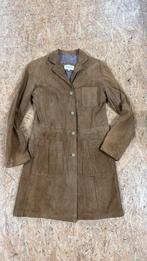 Suède leren Jas / trenchcoat  Massimo Dutti Woman maat L/34, Kleding | Dames, Jassen | Winter, Ophalen of Verzenden, Zo goed als nieuw