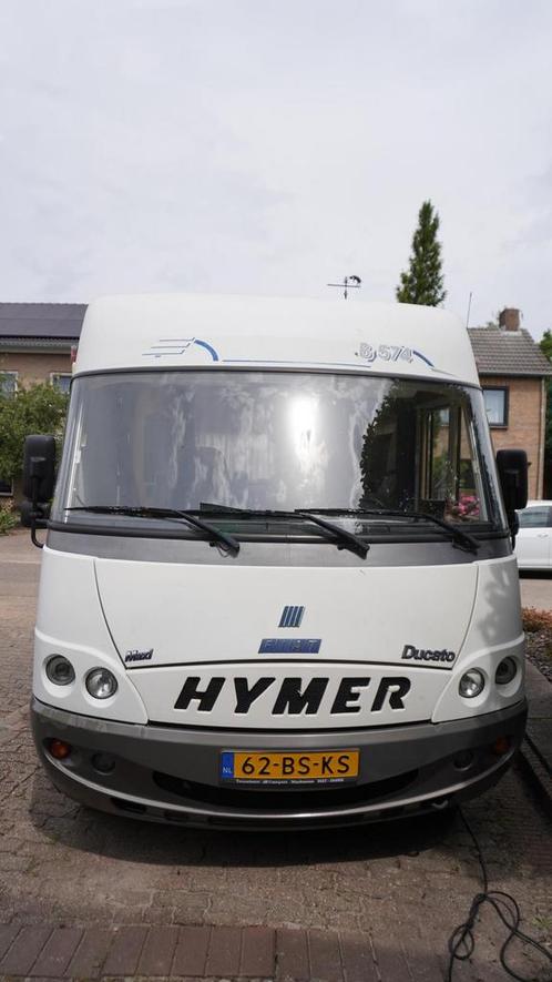 Hymer B574 Fiat Ducato ‘02, Caravans en Kamperen, Campers, Particulier, tot en met 2, Half-integraal, Hymer, Diesel, 5 tot 6 meter