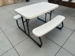 Lifetime kinder picknicktafel, Tuin en Terras, Picknicktafels, Ophalen of Verzenden, Zo goed als nieuw, Rechthoekig, Inklapbaar