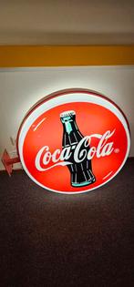 Retro Coca Cola uithangbord met verlichting., Verzamelen, Reclamebord, Gebruikt, Ophalen