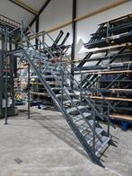 Stalen trap ral7016 hoog 3.0mtr nieuw nog0408, Ophalen, Zo goed als nieuw, Trap, 2 tot 4 meter