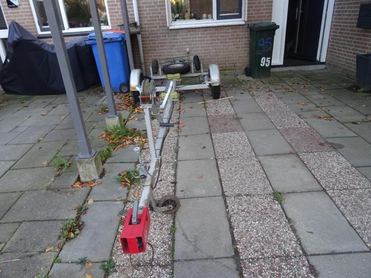 boottrailer, Watersport en Boten, Boottrailers, Gebruikt, Overige typen, Minder dan 1500 kg, Minder dan 6 meter, Ophalen