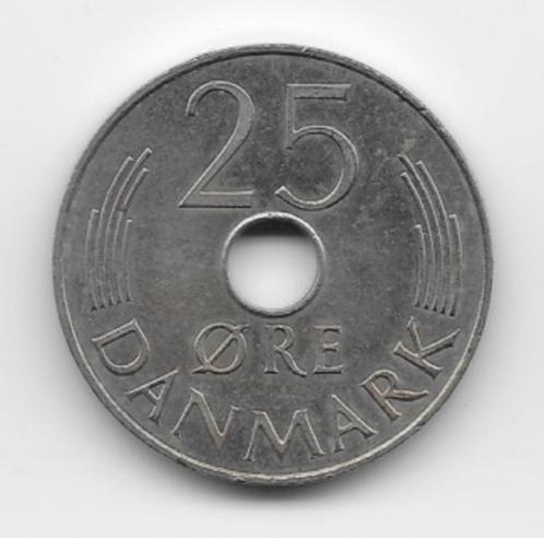 Denemarken 25 øre 1984 KM# 861.3, Postzegels en Munten, Munten | Europa | Niet-Euromunten, Losse munt, Overige landen, Verzenden