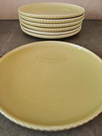 Vintage Novoo Driehoek Huizen 6 gebaksbordjes schoteltjes beschikbaar voor biedingen