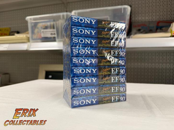 Sony EF90 9-pack, Cd's en Dvd's, Cassettebandjes, Nieuw in verpakking, Origineel, Overige genres, 2 t/m 25 bandjes, Ophalen of Verzenden