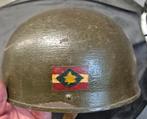WW2 RAC helm met 2nd Corps flash, plus 2nd Corps RCCS bd, Verzamelen, Militaria | Tweede Wereldoorlog, Verzenden, Engeland, Helm of Baret