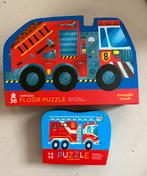 2 Crocodile Creek Puzzels Brandweerauto en Voertuigen, Ophalen, 10 tot 50 stukjes, Zo goed als nieuw, 2 tot 4 jaar
