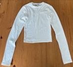 Witte topje met lange mouwen xs, Ophalen, Wit, Bershka, Zo goed als nieuw