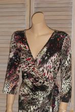 Studio Mo mooi overslag jurk mt T3 =mt. 40, Kleding | Dames, Maat 38/40 (M), Studio Mo, Ophalen of Verzenden, Zo goed als nieuw