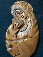 Houten Maria met Kind Beeld - Filipijnen, Antiek en Kunst, Ophalen of Verzenden