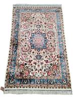 Handgeknoopt Perzisch wol Kashmir tapijt crème 123x191cm, Perzisch vintage oosters HYPE, 100 tot 150 cm, 150 tot 200 cm, Rechthoekig