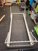 Ikea Meegroeibed met Lattenbodem, Ophalen, 90 cm, Eenpersoons, Wit