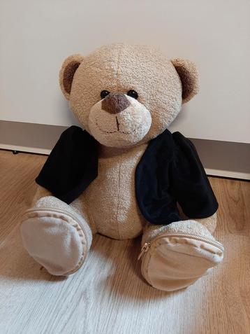 Mijn eigen beer knuffel met rits voetjes beschikbaar voor biedingen