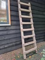 mooie stevige oude houten ladder, Doe-het-zelf en Verbouw, Ladders en Trappen, Ophalen, Gebruikt, Ladder, 2 tot 4 meter