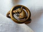 Bronzen Paarden Ring, Sieraden, Tassen en Uiterlijk, Ringen, Overige kleuren, Verzenden, Nieuw, 17 tot 18