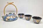 Japanse stijl theeset Tenmoku Pottery, Maleisië., Ophalen of Verzenden