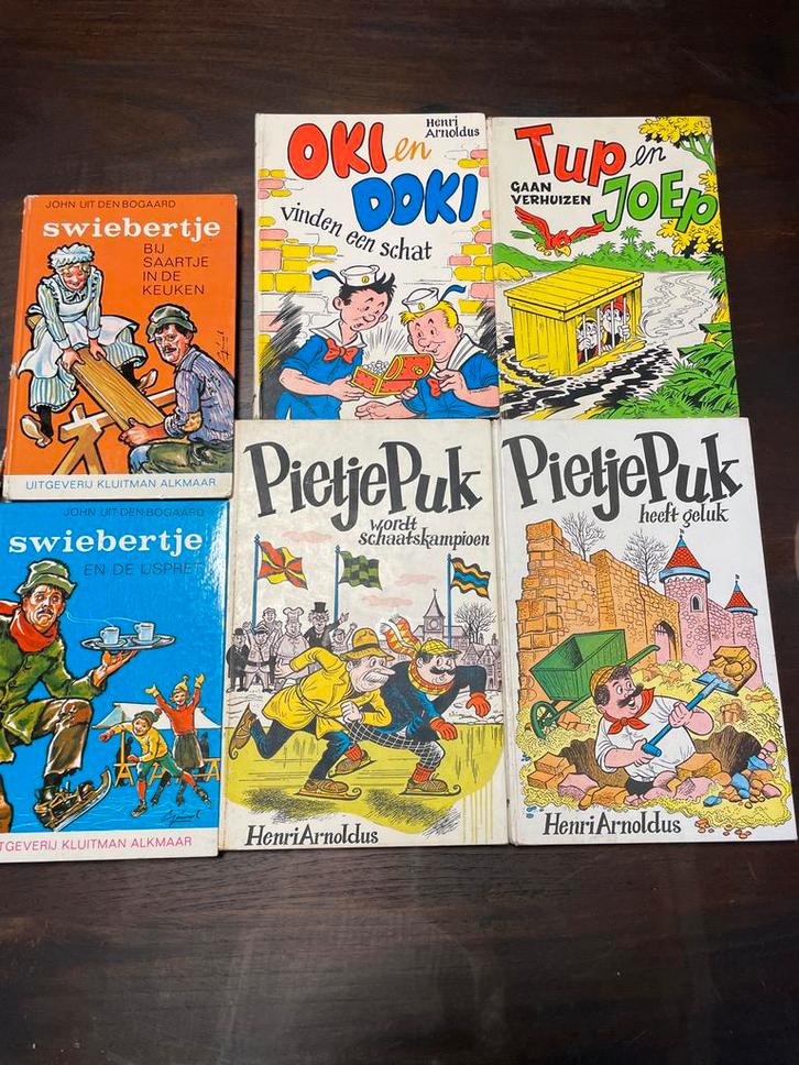Oude kinderboekjes - Swiebertje, Pietje Puk, Oki en Doki, Boeken, Kinderboeken | Jeugd | onder 10 jaar, Gelezen, Ophalen of Verzenden