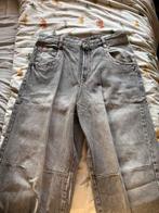 Bershka baggy jeans met print op achterzak grijs/rood, Kleding | Heren, Ophalen of Verzenden, Zo goed als nieuw, Grijs, Bershka