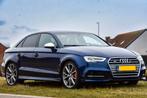 Audi A3 S3 2.0 Tfsi 310pk S Tronic Quattro 2017 Navarra Blue, Auto's, Automaat, S3, 15 km/l, Zwart