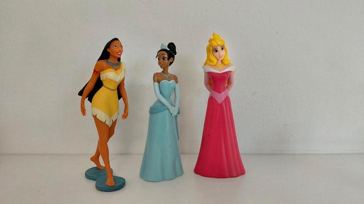 3 prinsessen Disney, Verzamelen, Poppetjes en Figuurtjes, Zo goed als nieuw, Ophalen of Verzenden