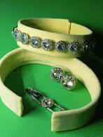 Swarovski set armband en oorbellen zilver, Ophalen of Verzenden, Zo goed als nieuw, Dame, Zilver