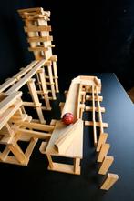 Grote doos Blox (Kapla) - 200 stuks, Kinderen en Baby's, Speelgoed | Bouwstenen, Ophalen, Zo goed als nieuw