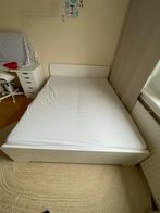Askvoll Ikea bed 160 bij 200 cm incl. Matras en tapijt!, Wit, Tweepersoons, Ophalen of Verzenden, Zo goed als nieuw