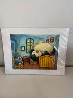 Snorlax & Munchlax print 30x40, Antiek en Kunst, Ophalen of Verzenden