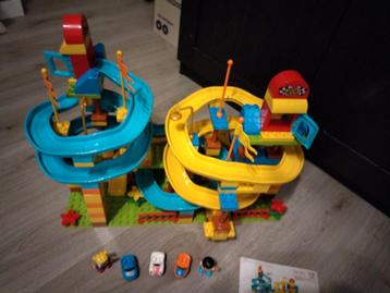 Grote Bouwstenen Set - Racebaan - Waving Slide Smoneo beschikbaar voor biedingen