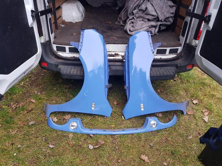 VW LUPO VOORSCHERMEN LINKS+RECHTS+GRIL, Auto-onderdelen, Carrosserie en Plaatwerk, Spatbord, Gebruikt, Ophalen of Verzenden
