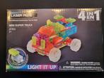 Laser Pegs lichtgevende 4 in 1 mini supertruck., Ophalen of Verzenden, Zo goed als nieuw