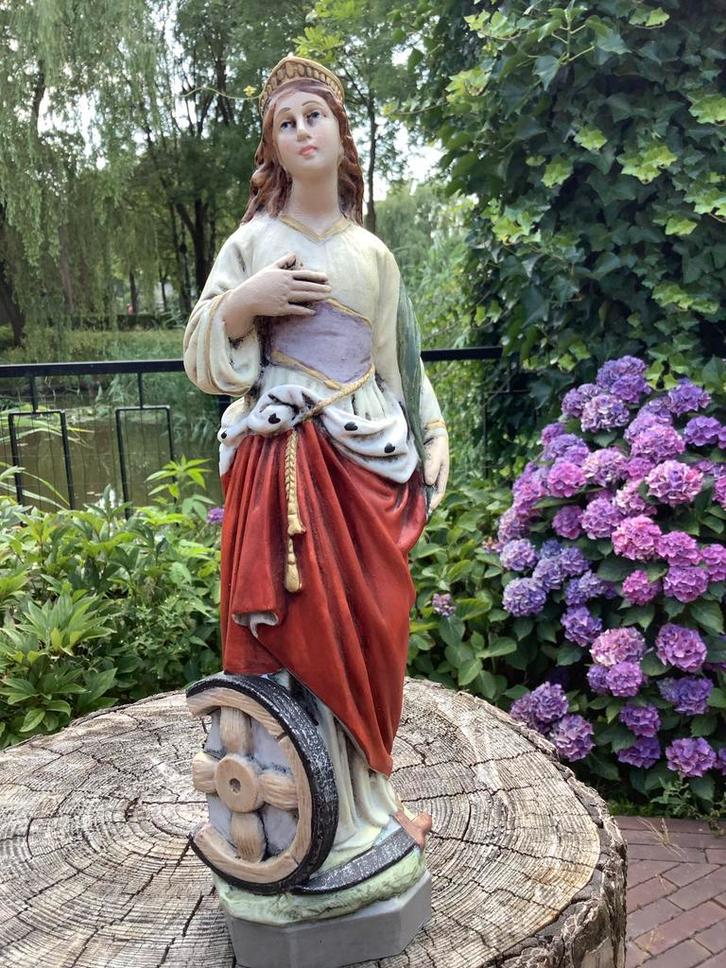 Heiligenbeeld ❤️ St. Catharina v. Alexandrië, Antiek en Kunst, Antiek | Religie, Ophalen of Verzenden
