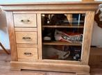 Tv meubel massief hout eiken gepatineerd, Huis en Inrichting, Ophalen, Eikenhout, 50 tot 100 cm, Zo goed als nieuw